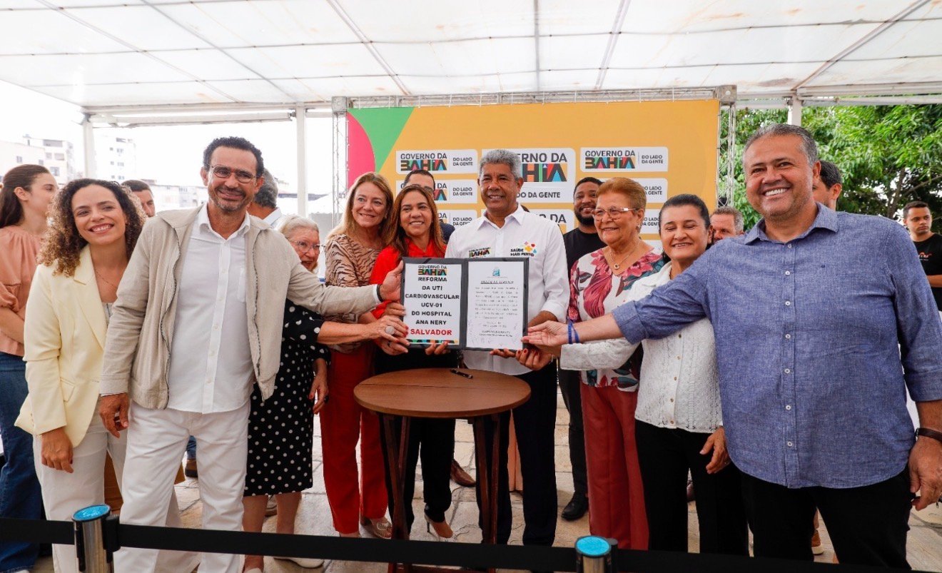 Governo do Estado entrega UTI Cardiovascular do Hospital Ana Nery e autoriza reforma de 10 leitos