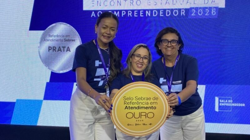 Sala do Empreendedor de Araripina conquista Selo Ouro em evento estadual do Sebrae