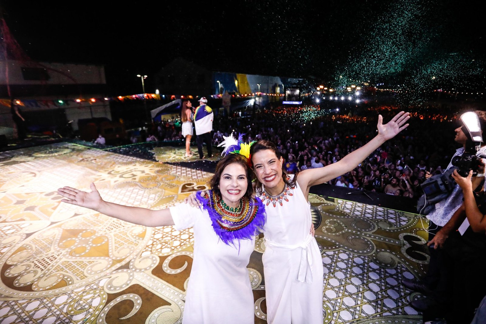 No Recife, governadora Raquel Lyra abre o Carnaval do Estado com o Festival Pernambuco Meu País