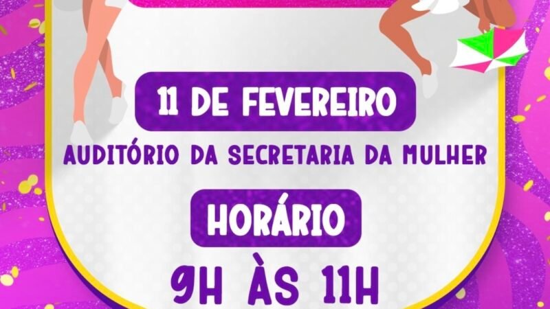 Ritmo, alegria e movimento: Secretária da Mulher de Caruaru realiza aulão de Carnaval aberto ao público