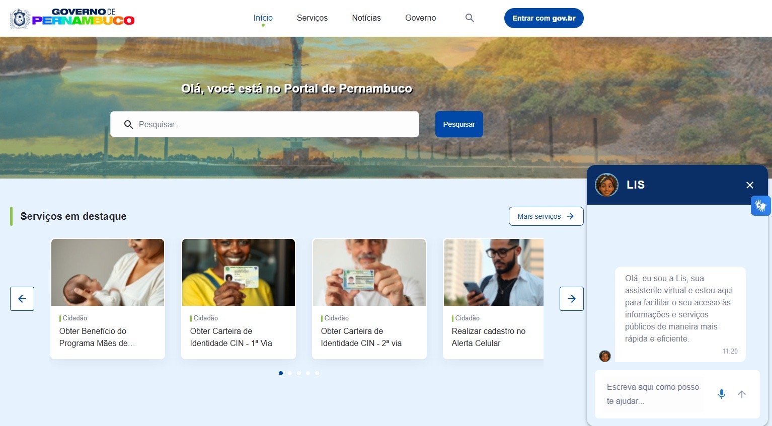 PE.GOV alcança mais de 11 mil acessos e 12 mil downloads em quatro dias