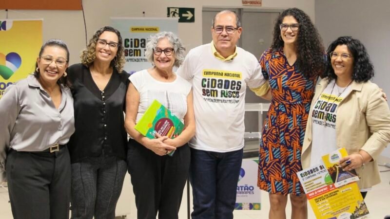Jaboatão recebe 9ª edição da campanha #AprenderParaPrevenir e mobiliza 120 educadores para atuar na prevenção de desastres