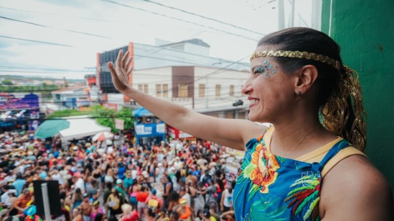 Governadora Raquel Lyra percorre Pernambuco durante o Carnaval 2026