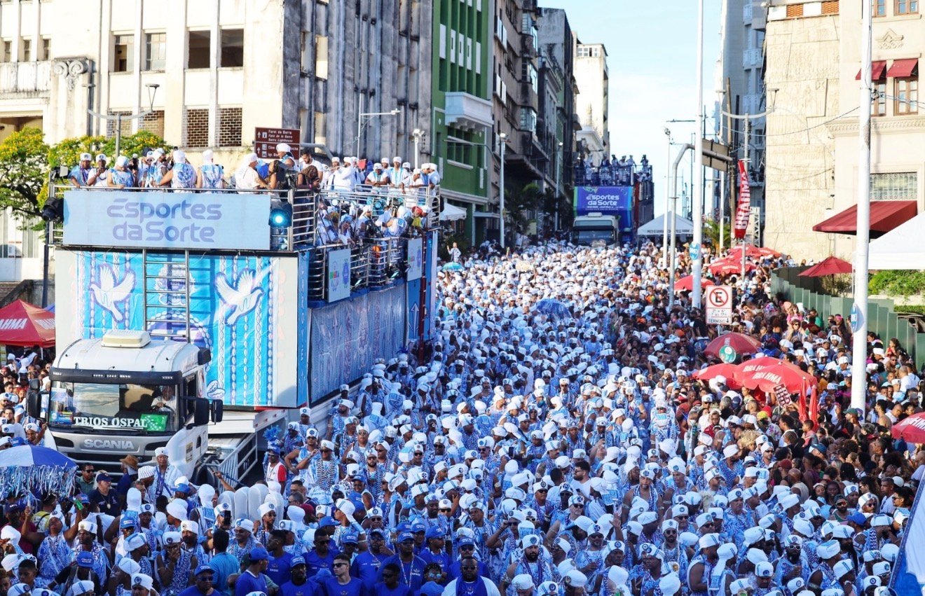 Com apoio do Estado, Filhos de Gandhy desfila neste domingo de Carnaval