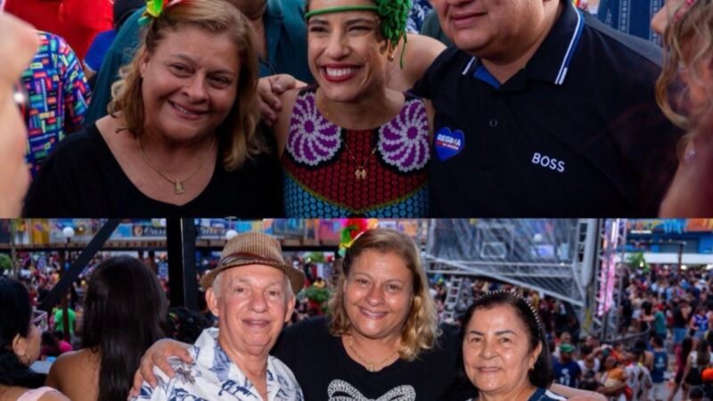 Regina da Saúde prestigia Carnaval de Pesqueira ao lado da governadora, ex-deputado e ex-prefeita do município