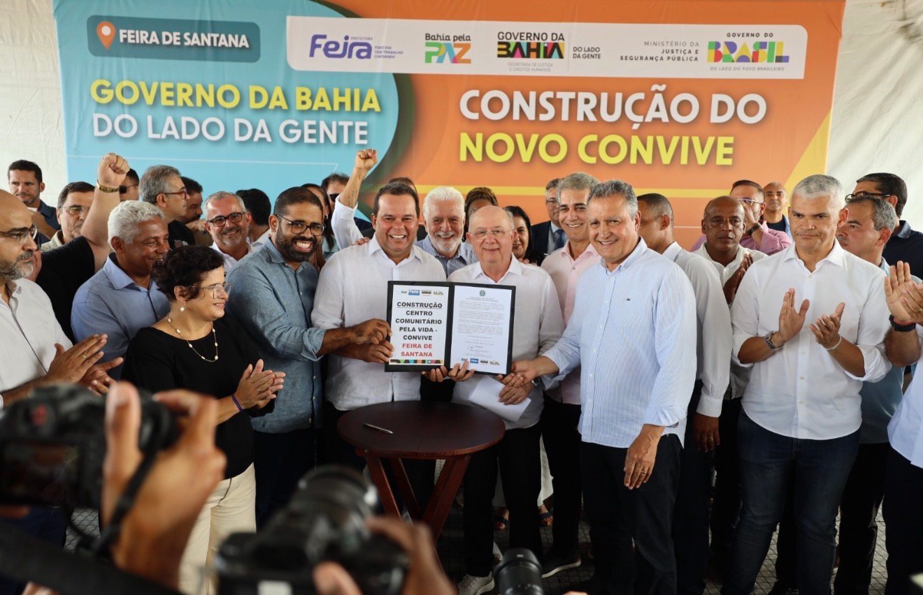 Parceria entre Governo do Estado e União garante implantação do Convive em Feira de Santana fortalecendo o Bahia pela Paz
