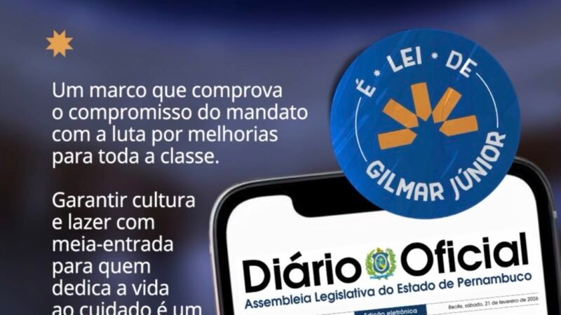 Histórico: Lei garante meia-entrada para profissionais de enfermagem em Pernambuco e reforça valorização da categoria