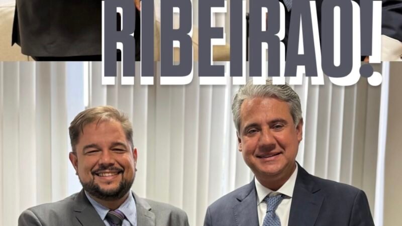 Secretário Arthur Jordão cumpre agenda em Brasília em busca de recursos para Ribeirão ao lado do deputado federal Fernando Monteiro