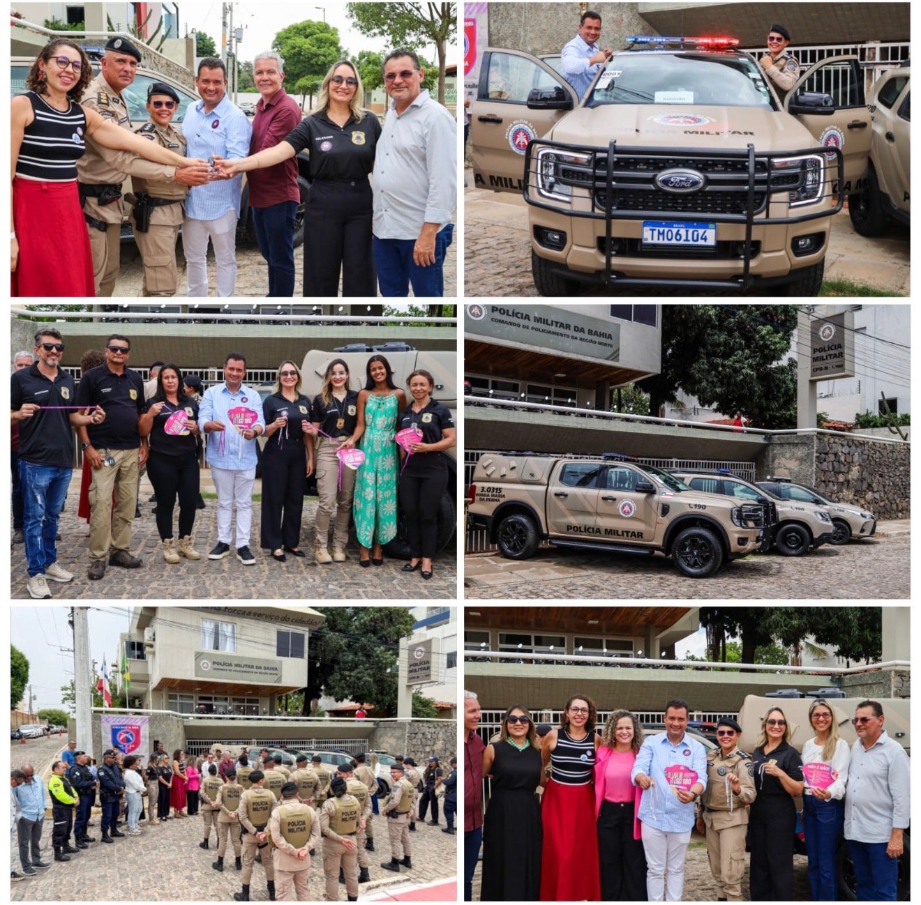 Prefeito Andrei, em parceria com o Governo do Estado, entrega nova viatura da Ronda Maria da Penha e reforça rede de proteção às mulheres em Juazeiro