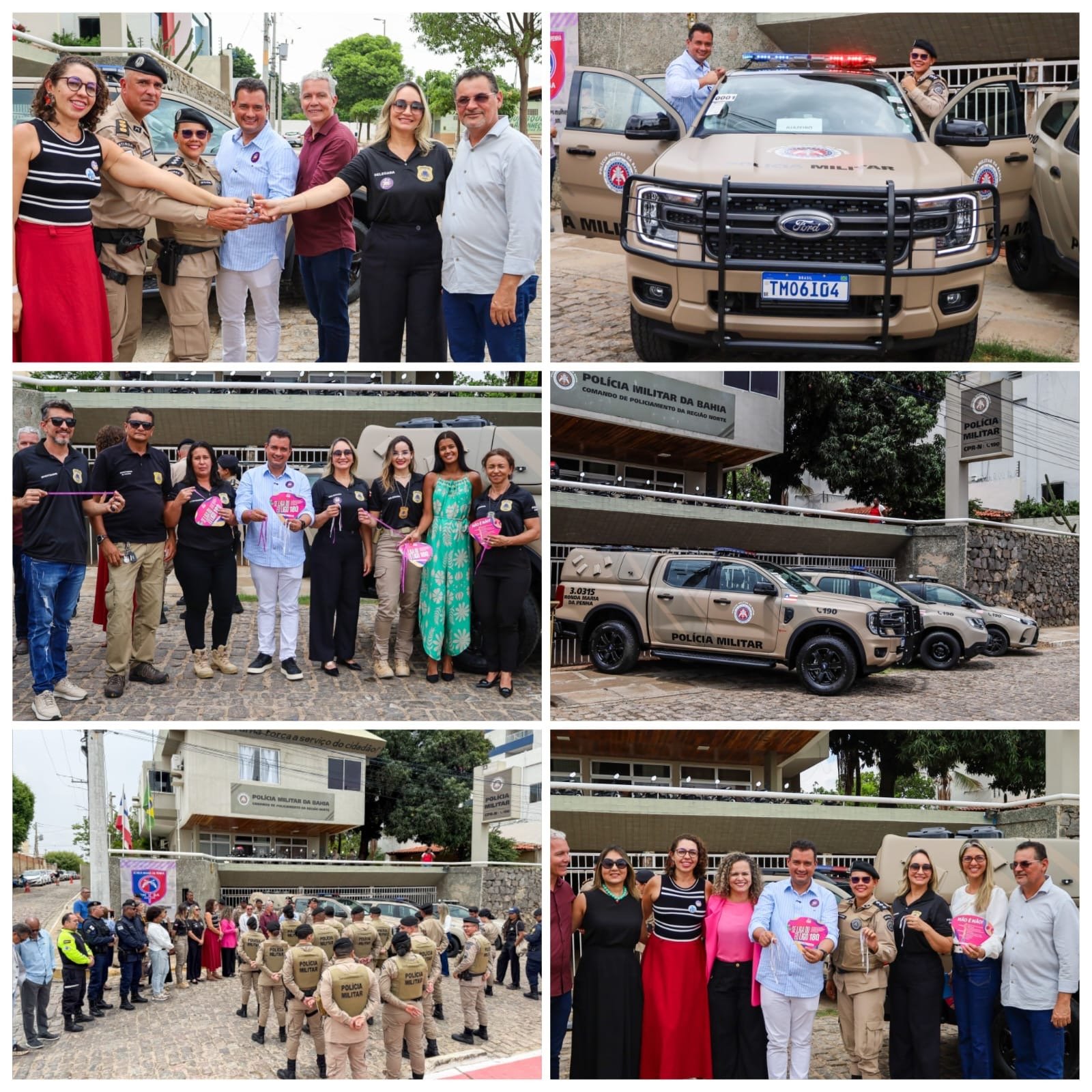 Prefeito Andrei, em parceria com o Governo do Estado, entrega nova viatura da Ronda Maria da Penha e reforça rede de proteção às mulheres em Juazeiro