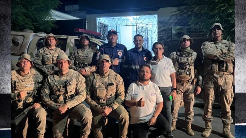 Ação conjunta das forças de segurança resgata mãe e crianças mantidas em cárcere privado em Sertânia