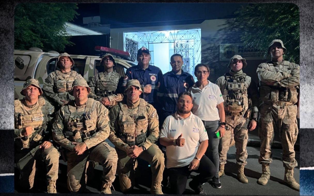 Ação conjunta das forças de segurança resgata mãe e crianças mantidas em cárcere privado em Sertânia