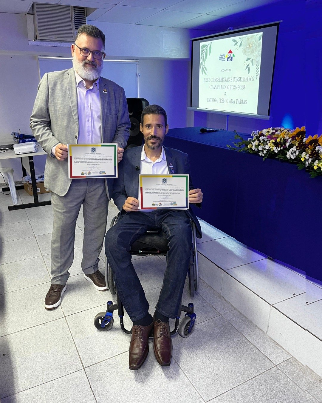 IICPE toma posse no Conselho Estadual de Assistência Social de Pernambuco.