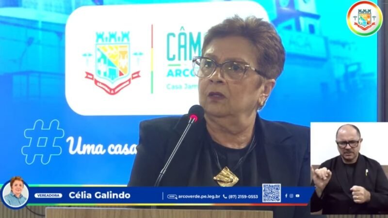 Vereadora Célia Galindo expõe perseguição de 2018 e diz que o prefeito Zeca Cavalcanti já garantiu duas ambulâncias ao GSVA