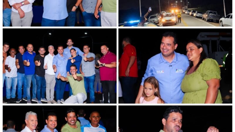 Prefeito Andrei inaugura nova iluminação da entrada do Mandacaru, e anuncia Rodeadouro e Jardim Primavera as próximas comunidade beneficiadas pelo PROJUA