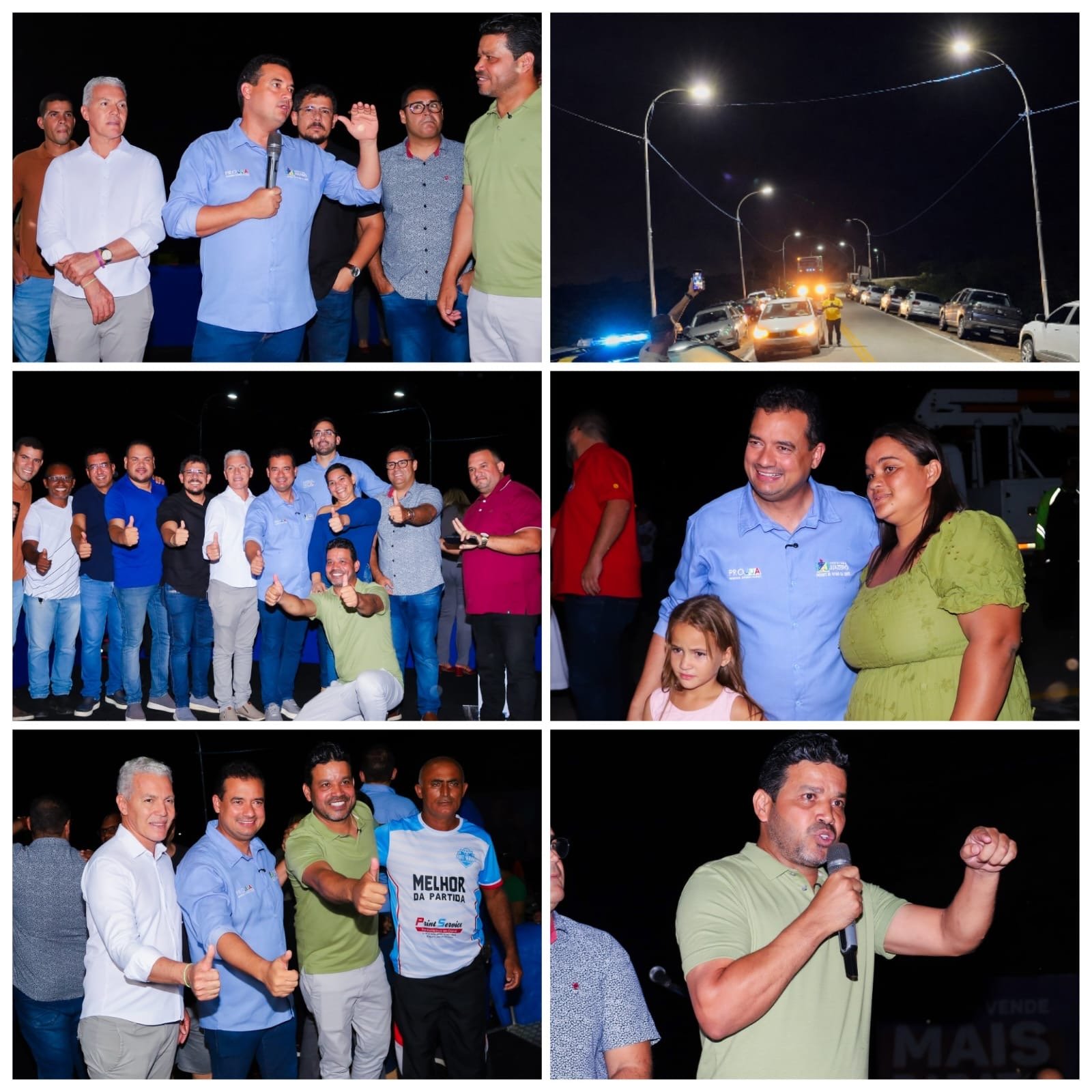 Prefeito Andrei inaugura nova iluminação da entrada do Mandacaru, e anuncia Rodeadouro e Jardim Primavera as próximas comunidade beneficiadas pelo PROJUA