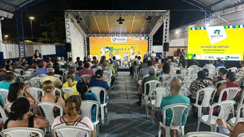Regularização fundiária avança na Muribeca e reúne cerca de 700 moradores em reunião de partida