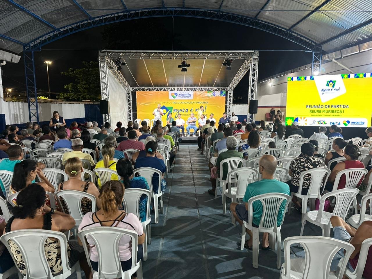 Regularização fundiária avança na Muribeca e reúne cerca de 700 moradores em reunião de partida