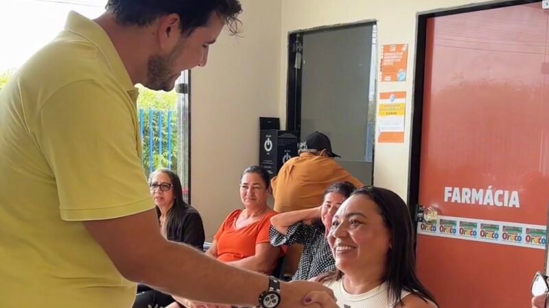 Prefeito Ismael Lira acompanha ações de saúde na UBS José Nildo de Oliveira em Orocó