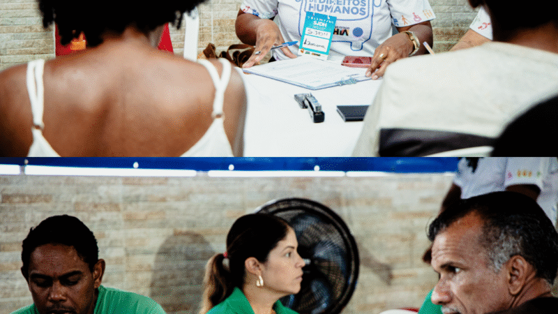 Caravana leva serviços e informações sobre direitos humanos em ação na Feira de São Joaquim