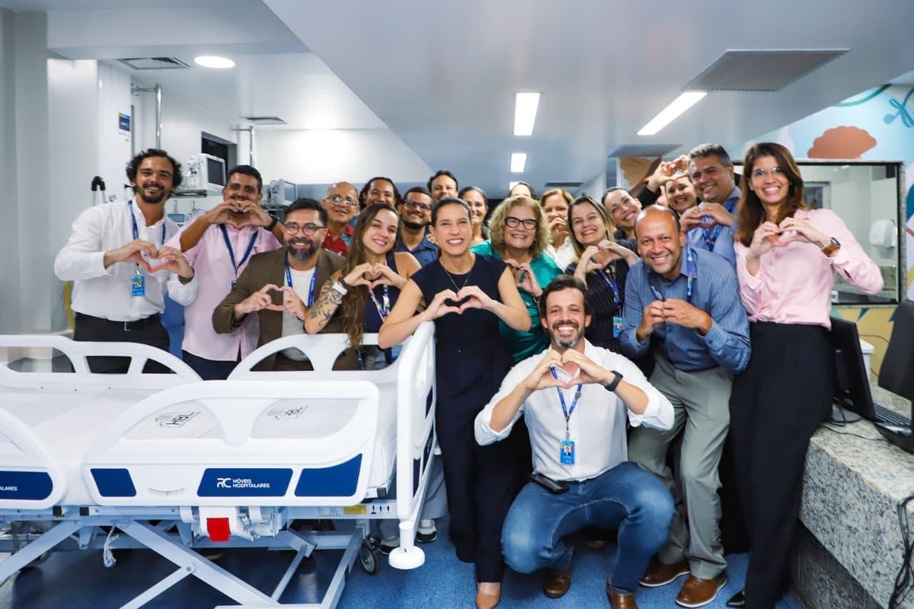 Governadora Raquel Lyra entrega requalificação da UTI Pediátrica do Hospital Barão de Lucena, no Recife