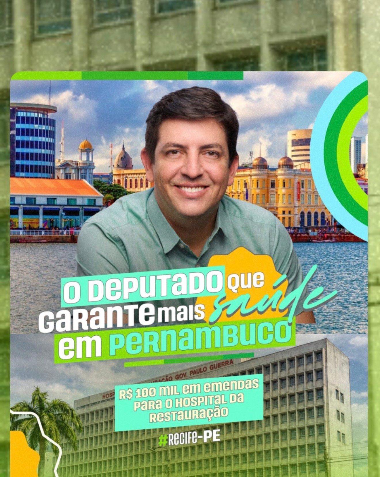 Deputado estadual Henrique Queiroz Filho destina R$ 100 mil em emendas para o Hospital da Restauração, no Recife