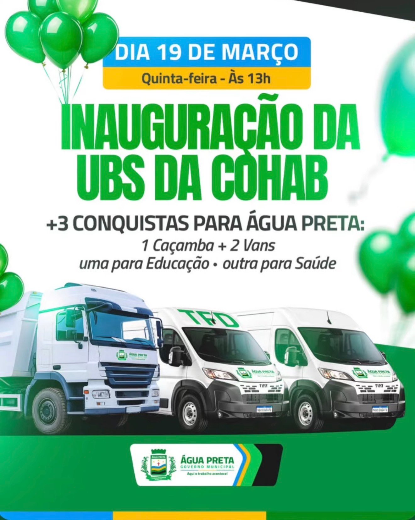 Inauguração da UBS da Cohab e novos investimentos marcam avanços em Água Preta