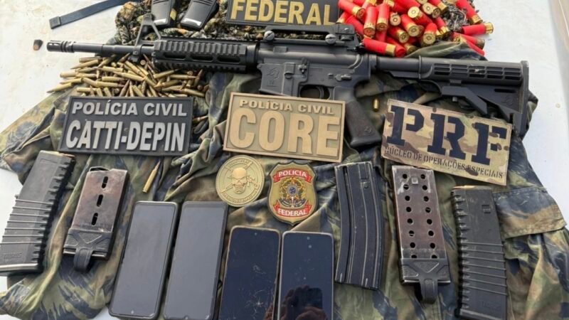 Operações Sombras da Mata II e Tekó Porã II prendem dois foragidos da Justiça e apreendem fuzil