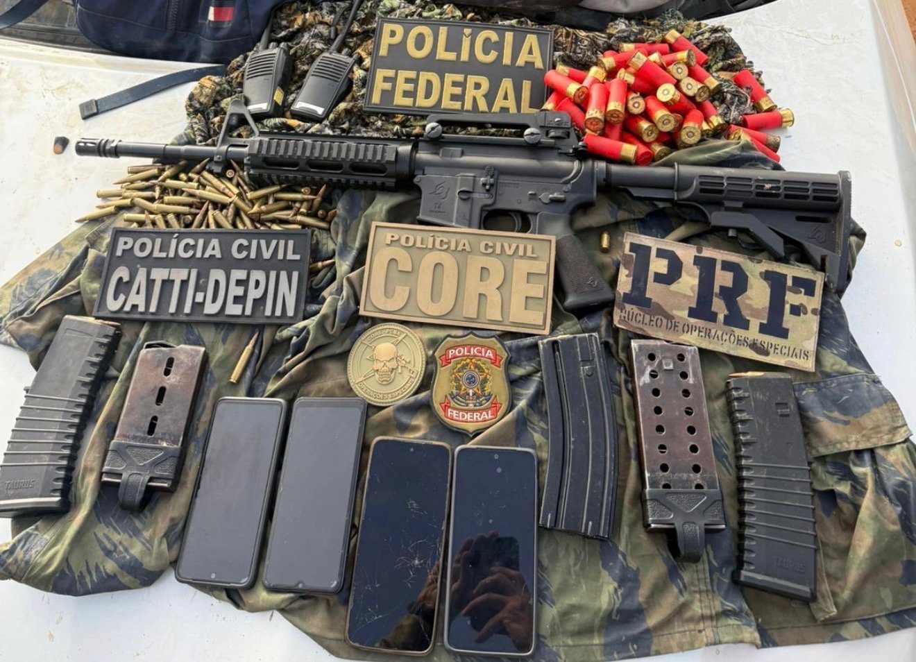 Operações Sombras da Mata II e Tekó Porã II prendem dois foragidos da Justiça e apreendem fuzil