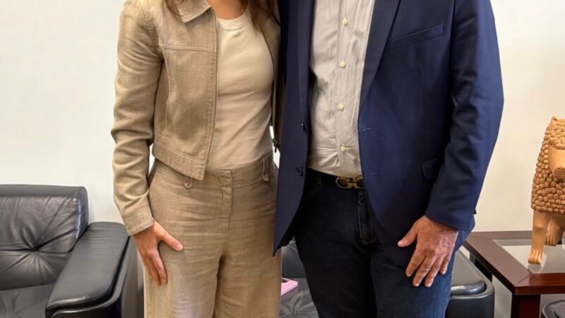 Ricardo Silva se encontra com Raquel Lyra em Brasília e reafirma apoio à governadora de Pernambuco