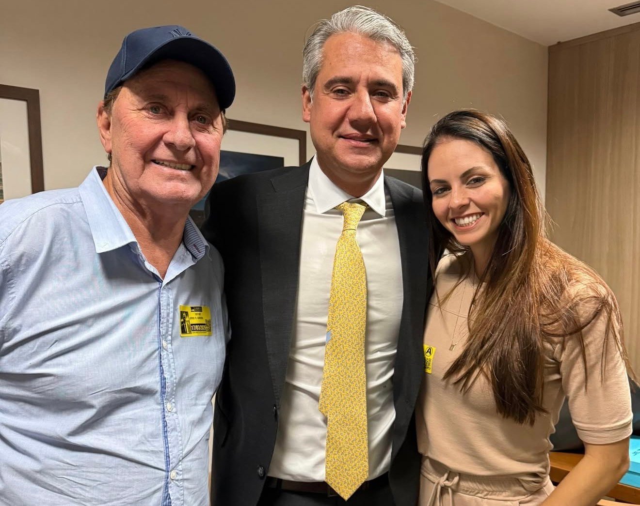 Fernando Monteiro recebe prefeita de Lagoa Grande em Brasília e reforça parceria com o município