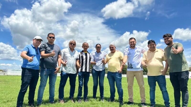 Prefeita Pollyanna Abreu inicia reparos emergenciais no Estádio Odilon Ferreira e autoriza projeto para reforma completa do equipamento
