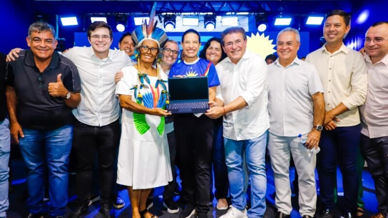 Na abertura do Clipe, em Serra Talhada, governadora Raquel Lyra entrega computadores para professores e autoriza obras do Complexo de Polícia Científica