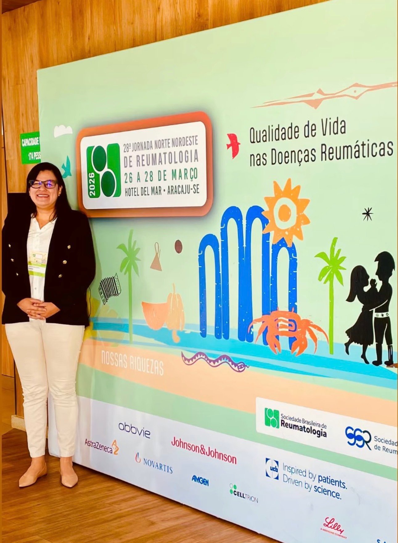 Dra. Ana Raquel participa da 28ª Jornada Norte-Nordeste de Reumatologia em Aracaju