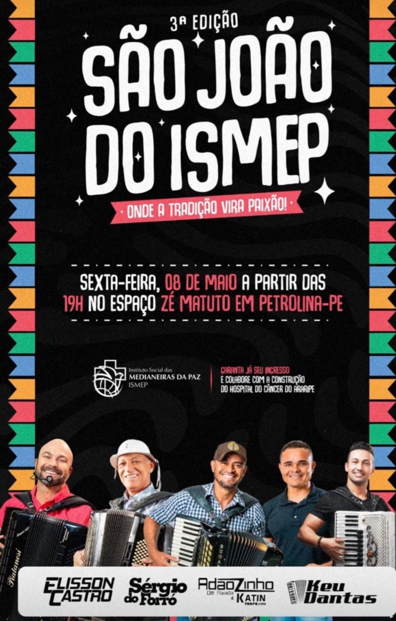 Solidariedade e Forró: 3ª Edição do São João do ISMEP Arrecada Fundos para o Hospital do Câncer do Araripe