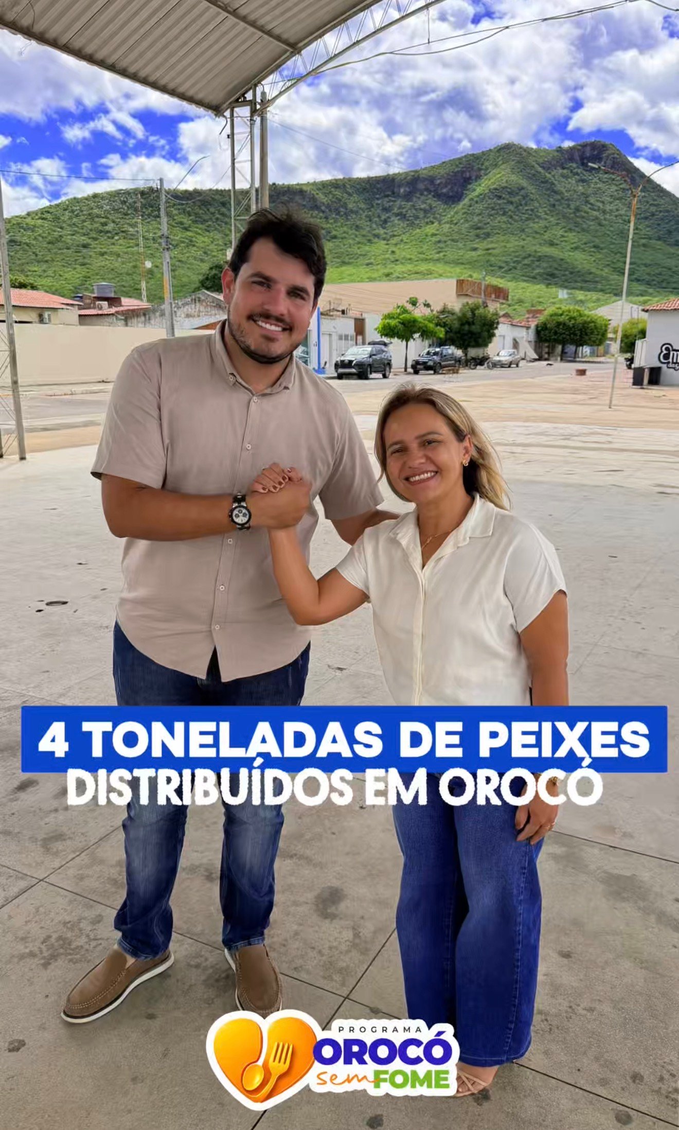 Prefeito Ismael Lira garante distribuição de 4 toneladas de peixe na Semana Santa através do program Orocó Sem Fome