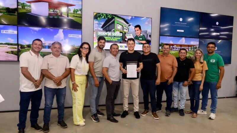 Prefeito Sérgio Colin assina ordem de serviço para construção do Centro de Reciclagem de Toritama, com investimento de mais de 1 milhão de reais