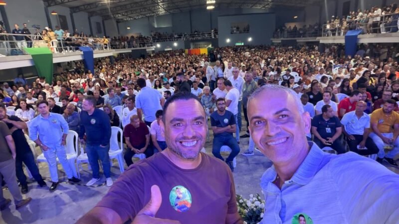 Líder comunitário Erisvaldo participa de ato político do pré candidato a deputado estadual Thiago Girleno