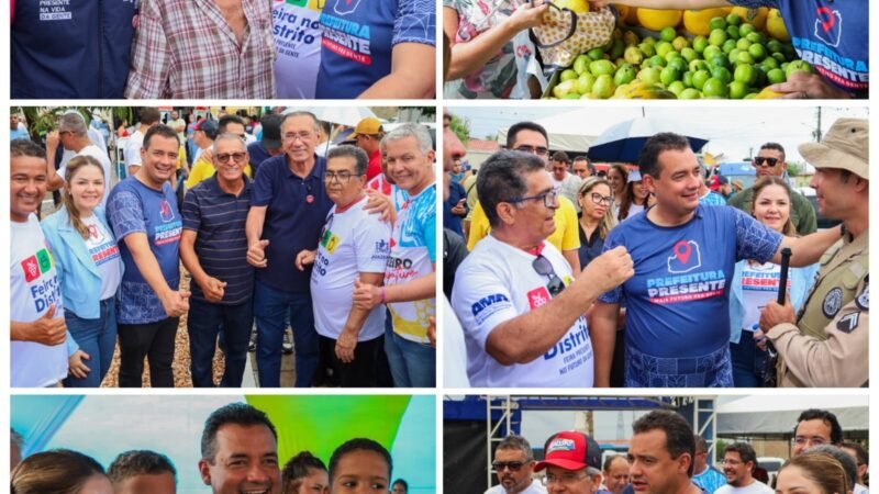 Prefeito de Juazeiro entregou ambulância e anunciou obras de pavimentação, durante a segunda edição do Prefeitura Presente em Pinhões