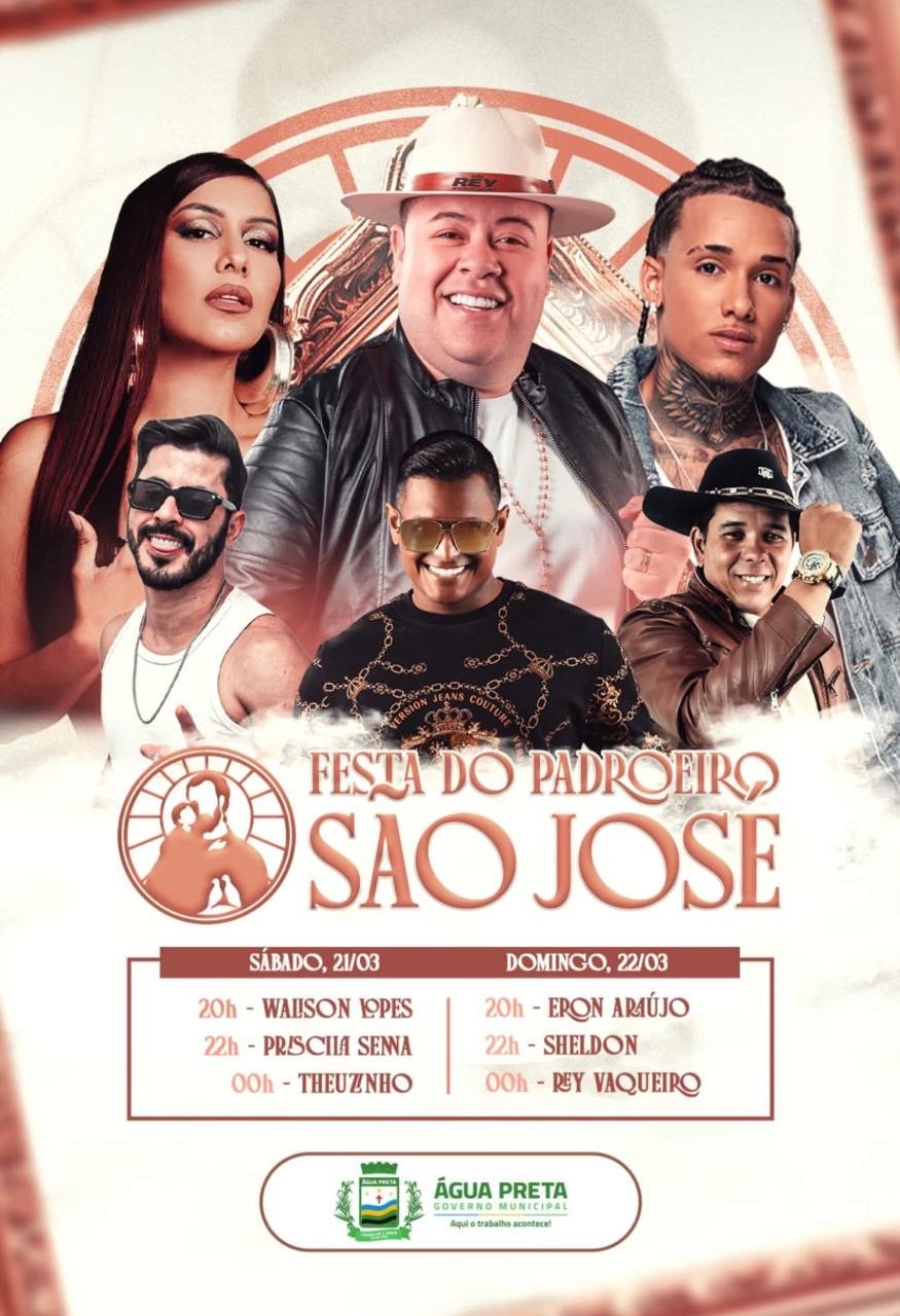 Água Preta: Gestão Miruca realiza a maior festa tradicional do Padroeiro São José