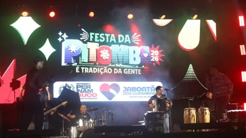 Festa da Pitomba 2026 destaca artistas locais e estaduais em noite de shows no Monte dos Guararapes