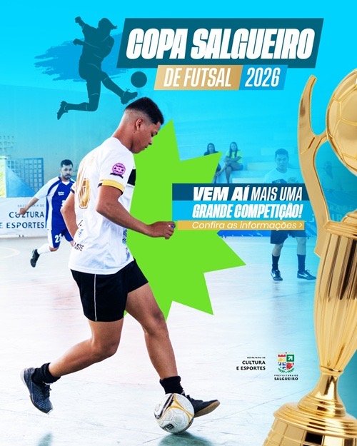 Copa Salgueiro de Futsal 2026 está com inscrições abertas