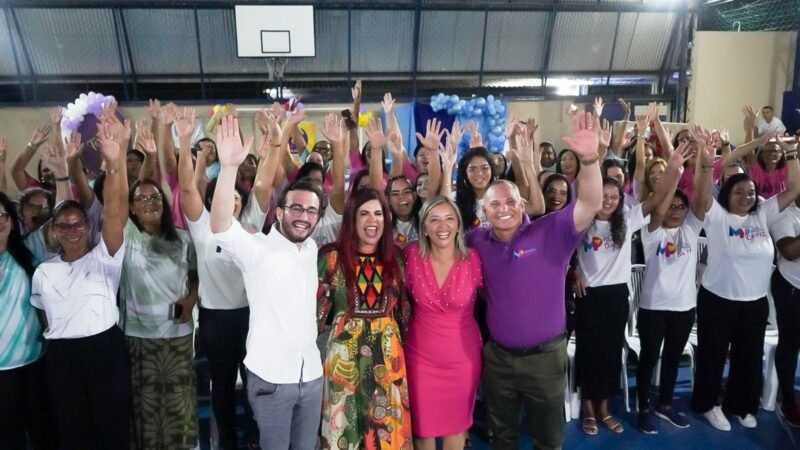 Ao lado de Gleide Ângelo, Lula da Fonte anuncia R$ 200 mil em emenda para projeto de capacitação feminina