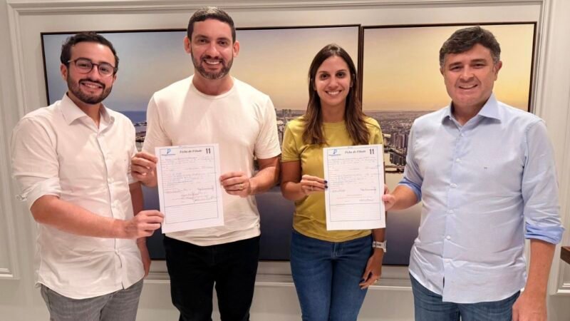 Federação União Progressista oficializa pré-candidaturas de Andreza Romero a deputada federal e de Romero Albuquerque à reeleição como deputado estadual