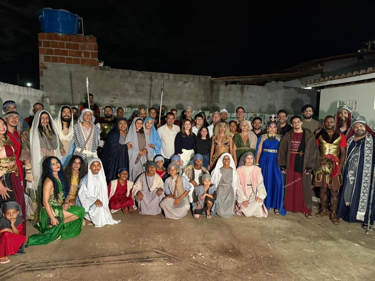 Prefeito Andrei prestigia espetáculo sacro “Jesus de Nazaré” em Itamotinga e reforça apoio às tradições culturais juazeirenses