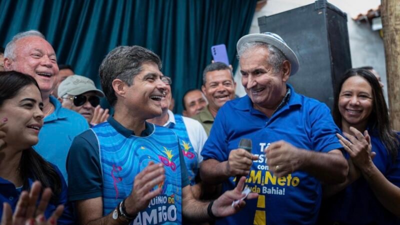 ACM Neto e Coronel participam de primeiro evento no interior após lançamento da chapa