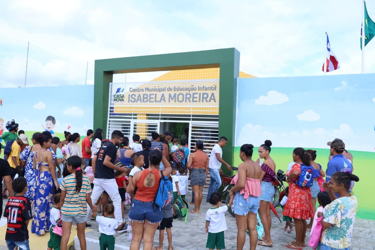 Gestão Anisio Viana inaugura primeira creche de Santana do Sobrado e triplica oferta de vagas, após 12 anos de espera