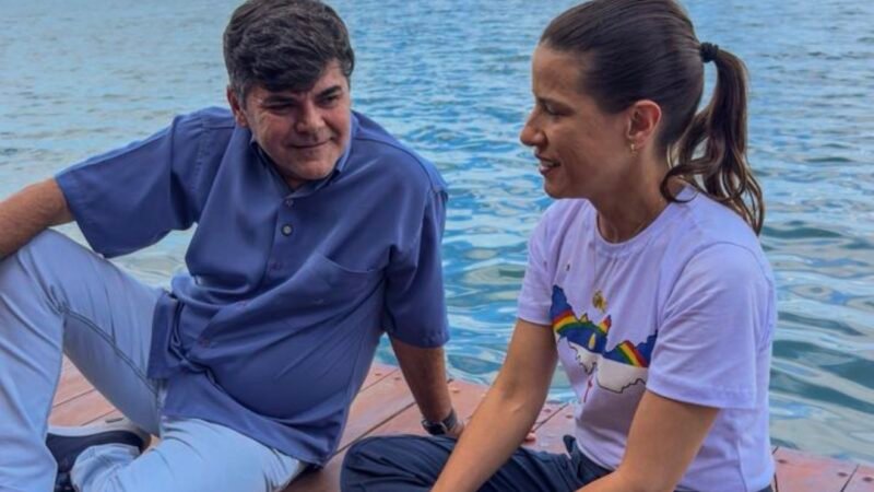 Às margens do Velho Chico, Raquel Lyra anuncia avanço da ordem de serviço do início das obras da PE-460 ao lado do prefeito Calby