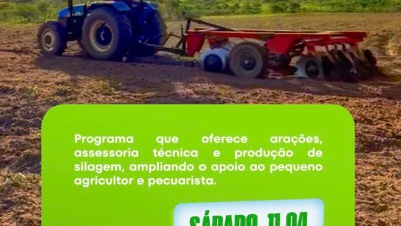 Prefeitura de Bom Conselho lança programa “É Hora de Plantar 2026”
