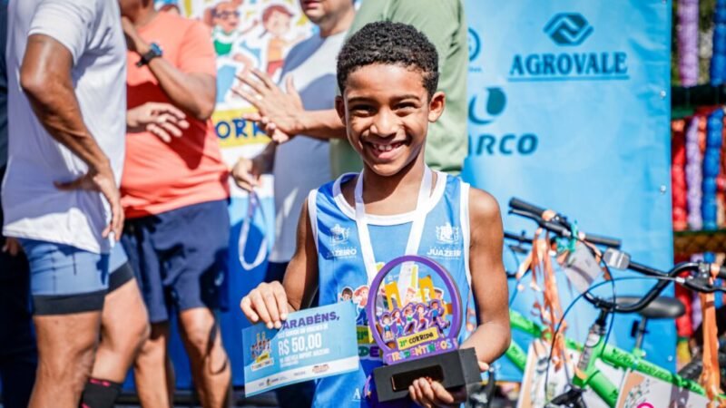 Prefeitura de Juazeiro realiza 22ª Corrida Tiradentinhos com inclusão e incentivo ao esporte infantil